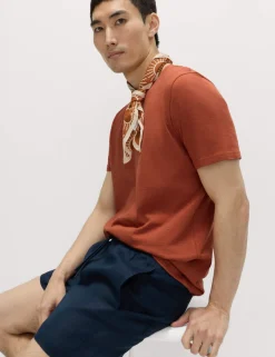 Regular Fit Pure Cotton Crew Neck T-Shirt