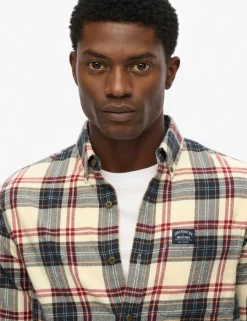 Regular Fit Pure Cotton Checked Flannel Shirt