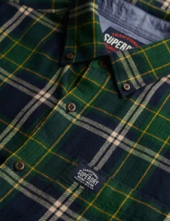 Regular Fit Pure Cotton Checked Flannel Shirt