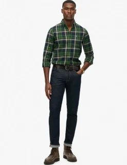Regular Fit Pure Cotton Checked Flannel Shirt