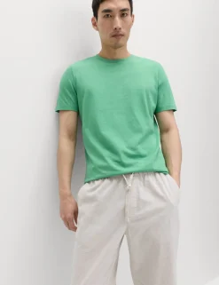 Regular Fit Pure Cotton Crew Neck T-Shirt