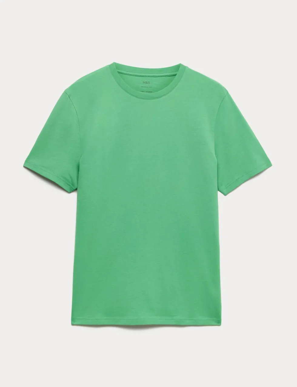 Regular Fit Pure Cotton Crew Neck T-Shirt