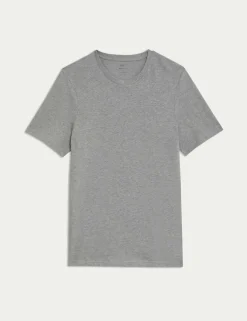 Regular Fit Pure Cotton Crew Neck T-Shirt