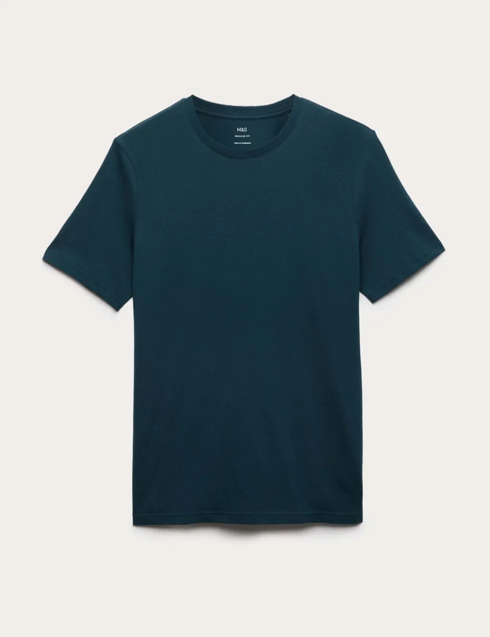 Regular Fit Pure Cotton Crew Neck T-Shirt