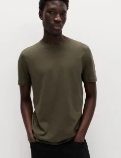 Regular Fit Pure Cotton Crew Neck T-Shirt