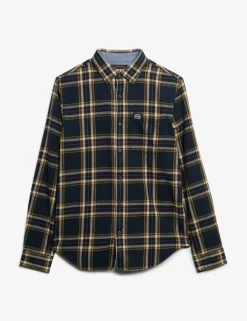 Regular Fit Pure Cotton Checked Flannel Shirt