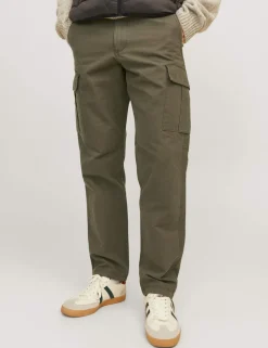 Regular Fit Pure Cotton Cargo Trousers