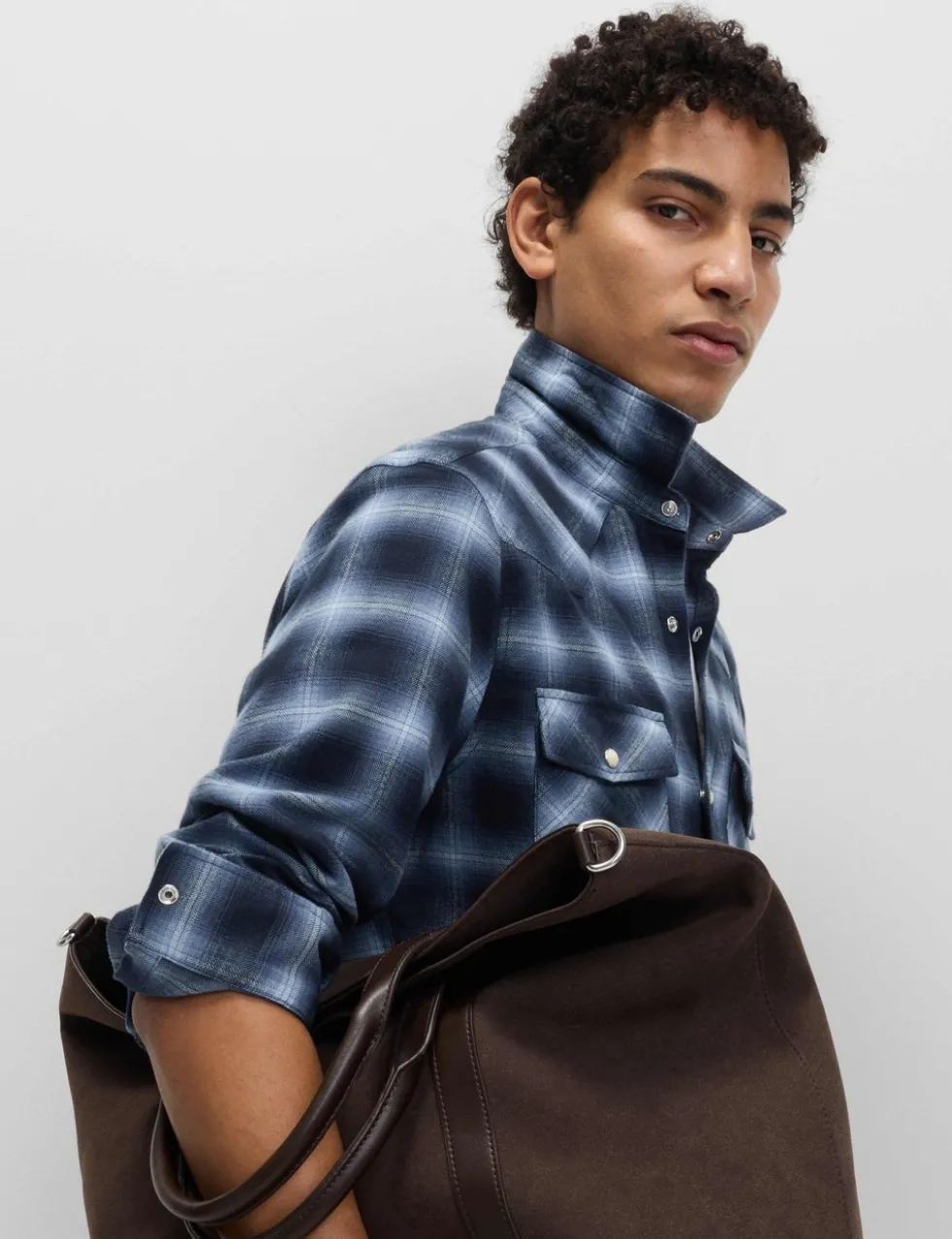 Regular Fit Pure Cotton Checked Flannel Shirt