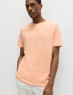 Regular Fit Pure Cotton Crew Neck T-Shirt