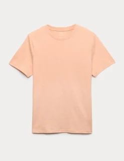Regular Fit Pure Cotton Crew Neck T-Shirt