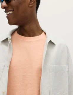 Regular Fit Pure Cotton Crew Neck T-Shirt