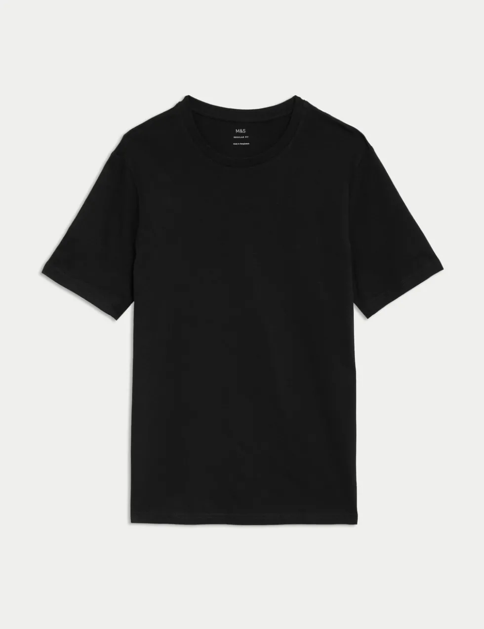 Regular Fit Pure Cotton Crew Neck T-Shirt