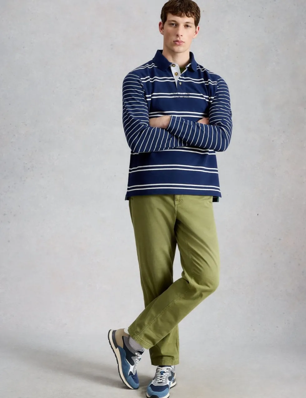Regular Fit Pure Cotton Chinos