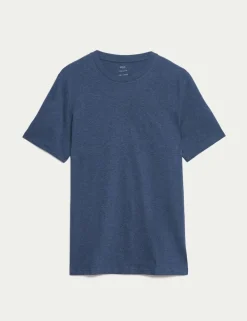 Regular Fit Pure Cotton Crew Neck T-Shirt