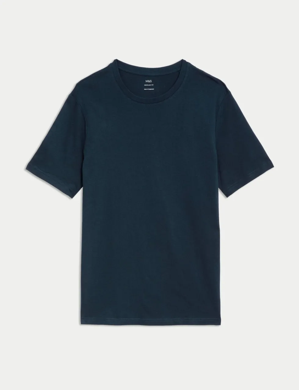Regular Fit Pure Cotton Crew Neck T-Shirt