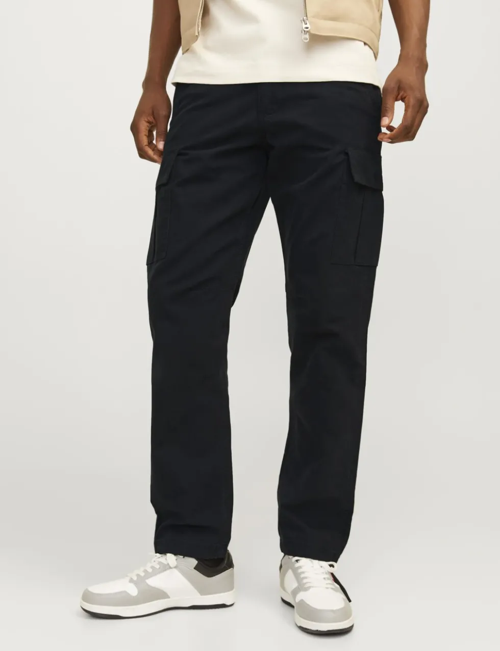 Regular Fit Pure Cotton Cargo Trousers