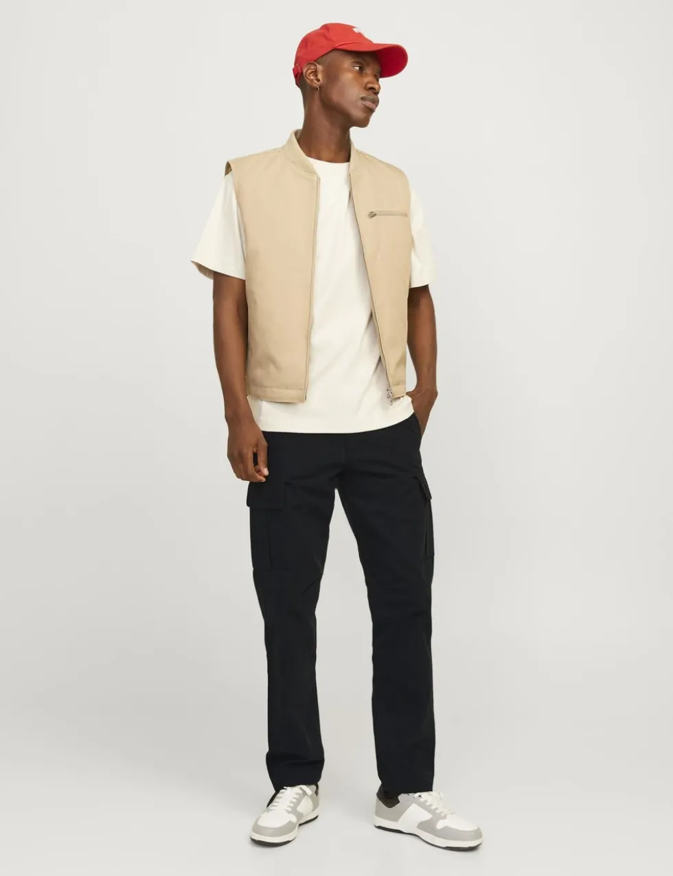 Regular Fit Pure Cotton Cargo Trousers
