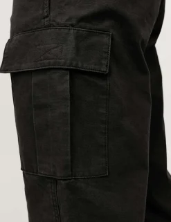 Regular Fit Pure Cotton Cargo Trousers