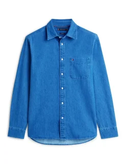 Regular Fit Pure Cotton Denim Shirt
