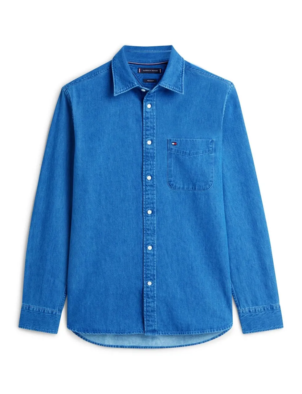 Regular Fit Pure Cotton Denim Shirt
