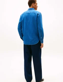 Regular Fit Pure Cotton Denim Shirt