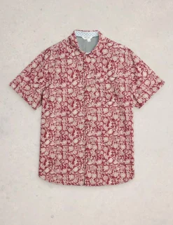 Regular Fit Pure Cotton Floral Print Shirt
