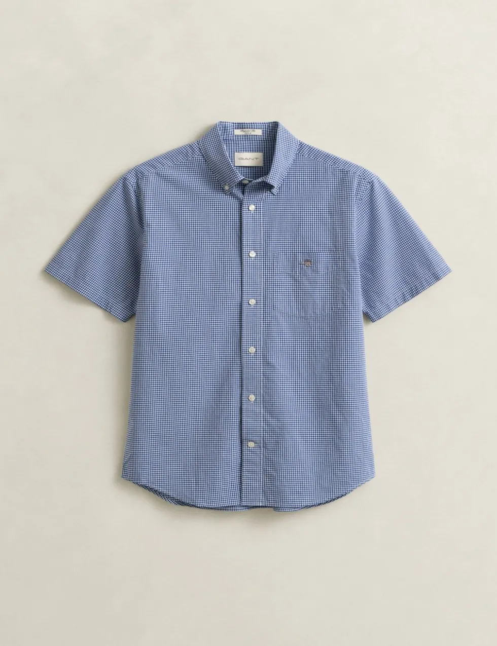Regular Fit Pure Cotton Gingham Oxford Shirt