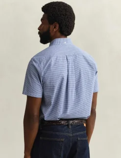 Regular Fit Pure Cotton Gingham Oxford Shirt