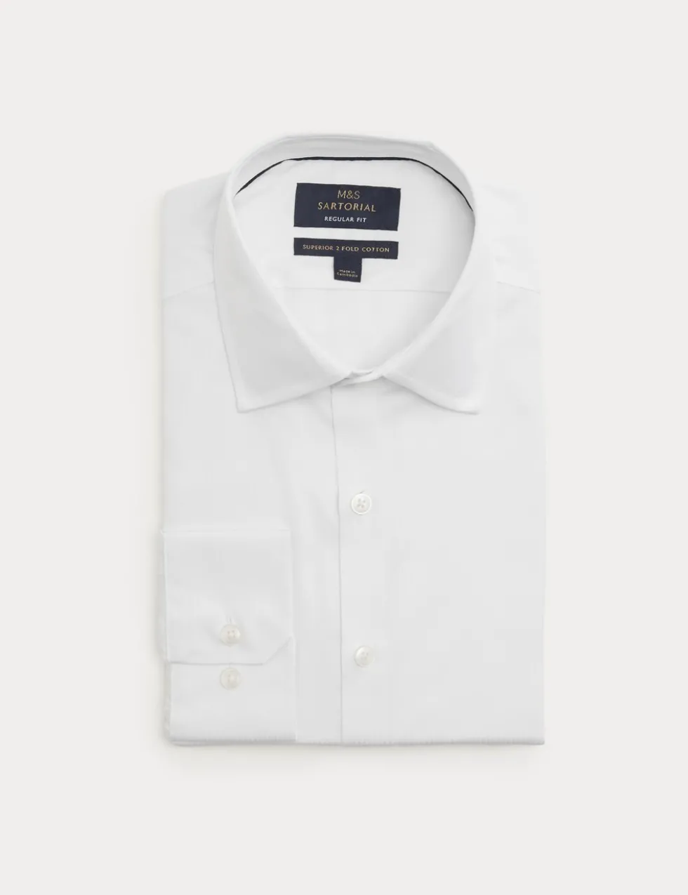 Regular Fit Pure Cotton Luxury Shirt