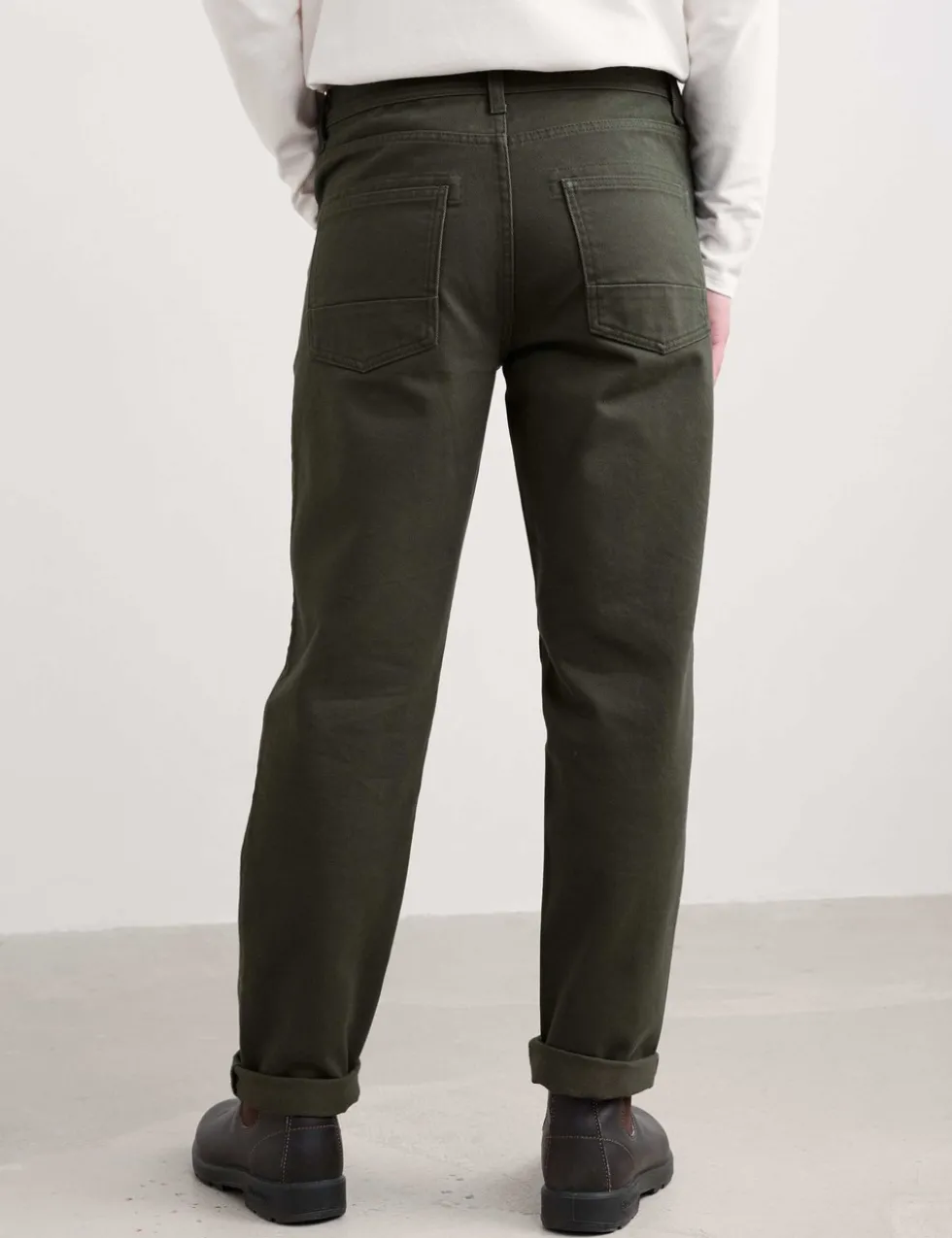 Regular Fit Pure Cotton Lightweight Trousers