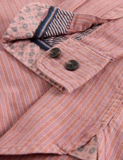Regular Fit Pure Cotton Striped Shirt