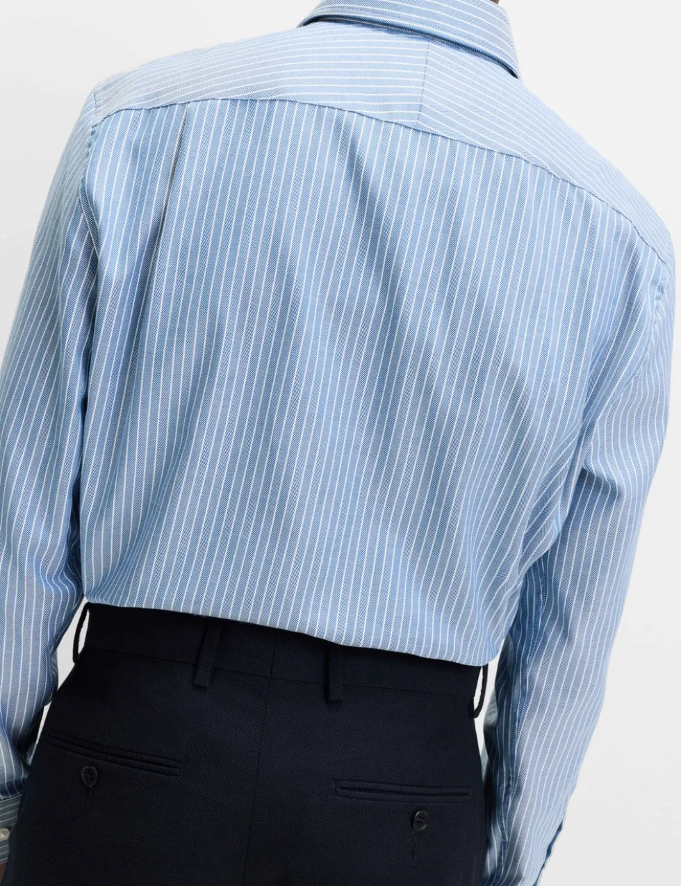 Regular Fit Pure Cotton Striped Luxury Shirt