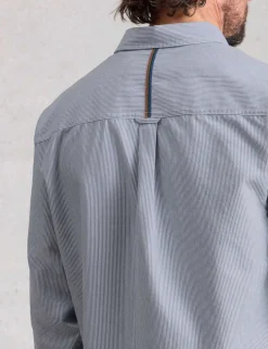 Regular Fit Pure Cotton Striped Shirt