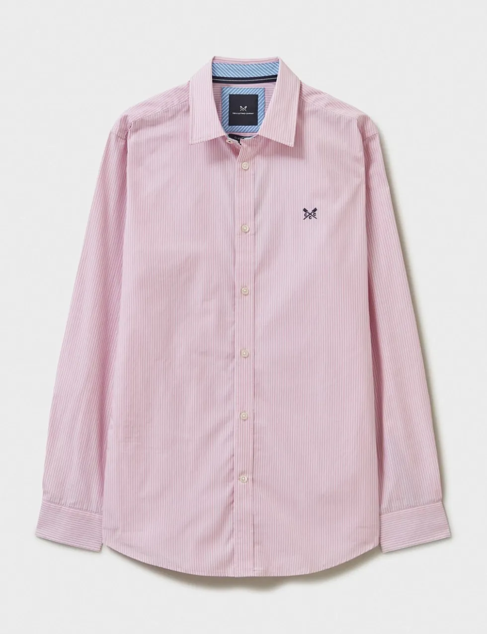 Regular Fit Pure Cotton Striped Poplin Shirt