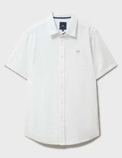 Regular Fit Pure Cotton Seersucker Shirt