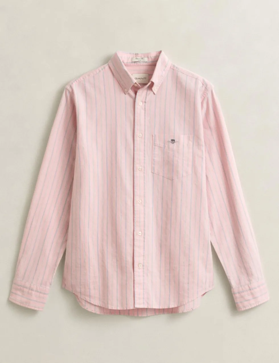 Regular Fit Pure Cotton Striped Oxford Shirt