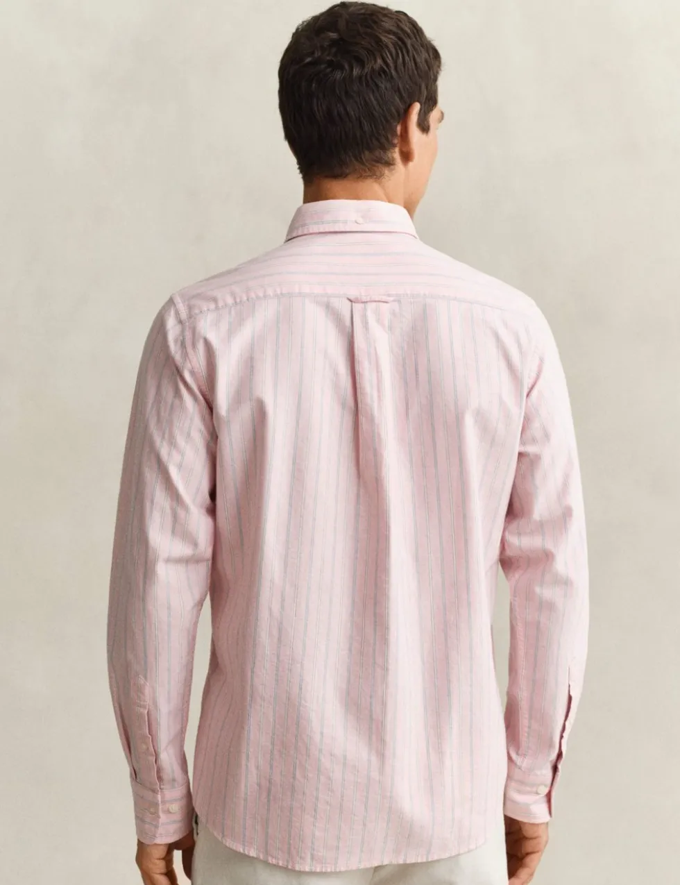 Regular Fit Pure Cotton Striped Oxford Shirt