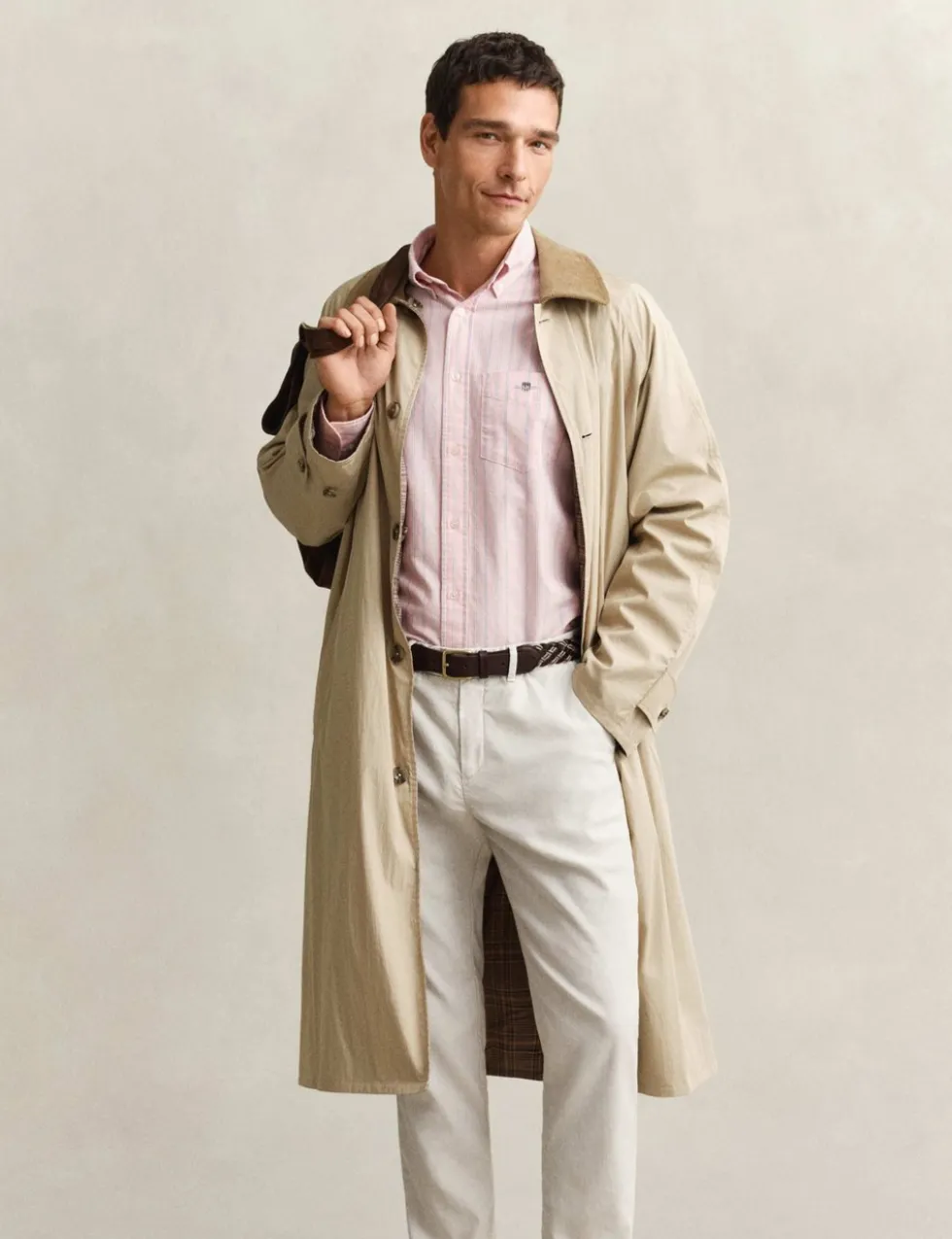 Regular Fit Pure Cotton Striped Oxford Shirt