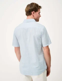 Regular Fit Pure Cotton Seersucker Shirt