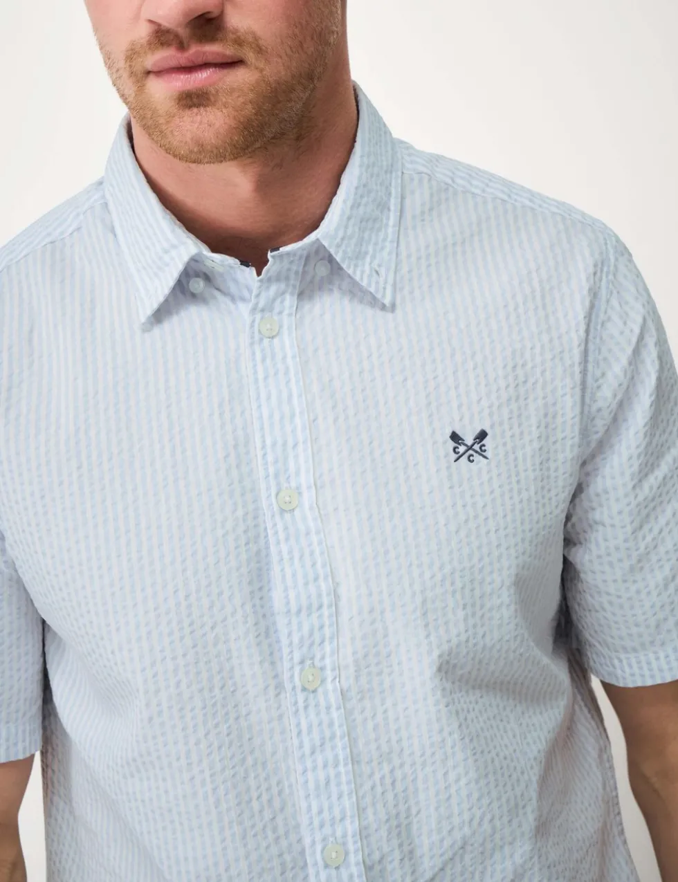 Regular Fit Pure Cotton Seersucker Shirt