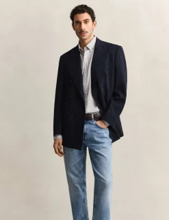 Regular Fit Pure Cotton Striped Oxford Shirt