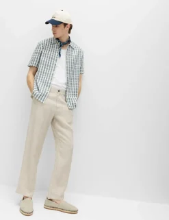 Regular Fit Pure Cotton Short Sleeve Shirt