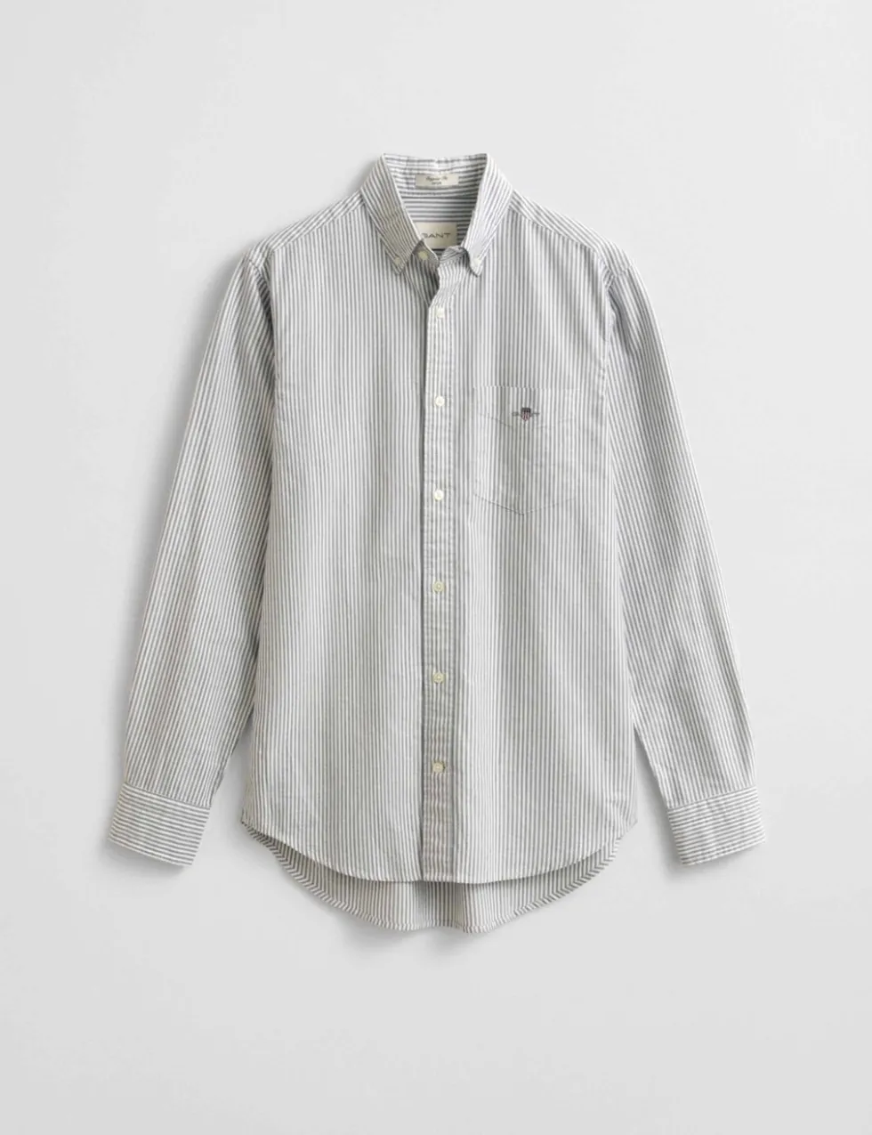 Regular Fit Pure Cotton Striped Oxford Shirt