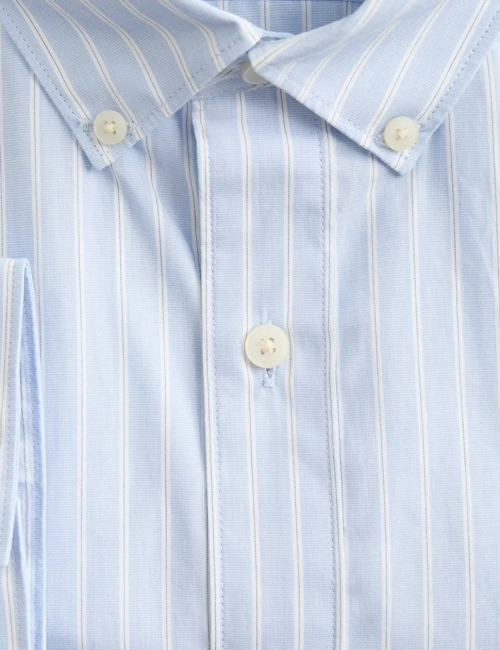 Regular Fit Pure Cotton Striped Shirt