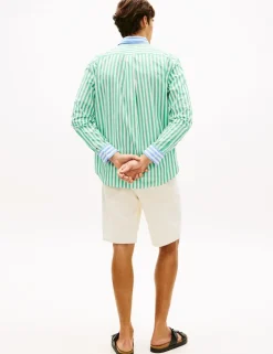 Regular Fit Pure Cotton Striped Shirt