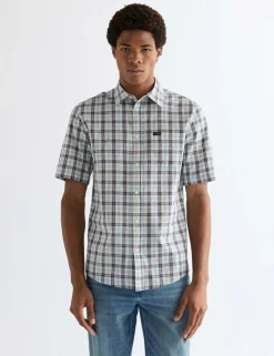 Regular Fit Pure Cotton Short Sleeve Shirt