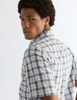 Regular Fit Pure Cotton Short Sleeve Shirt