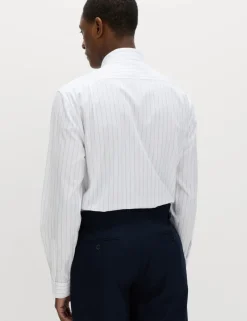 Regular Fit Pure Cotton Striped Shirt