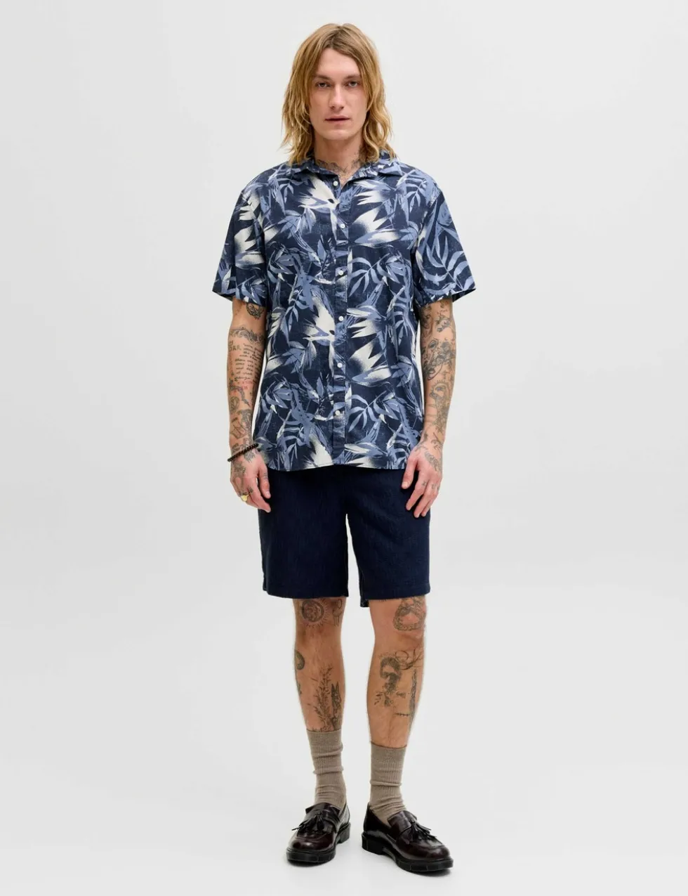 Regular Fit Pure Cotton Short Sleeve Hawaiian Shirt