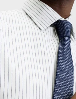Regular Fit Pure Cotton Striped Luxury Shirt
